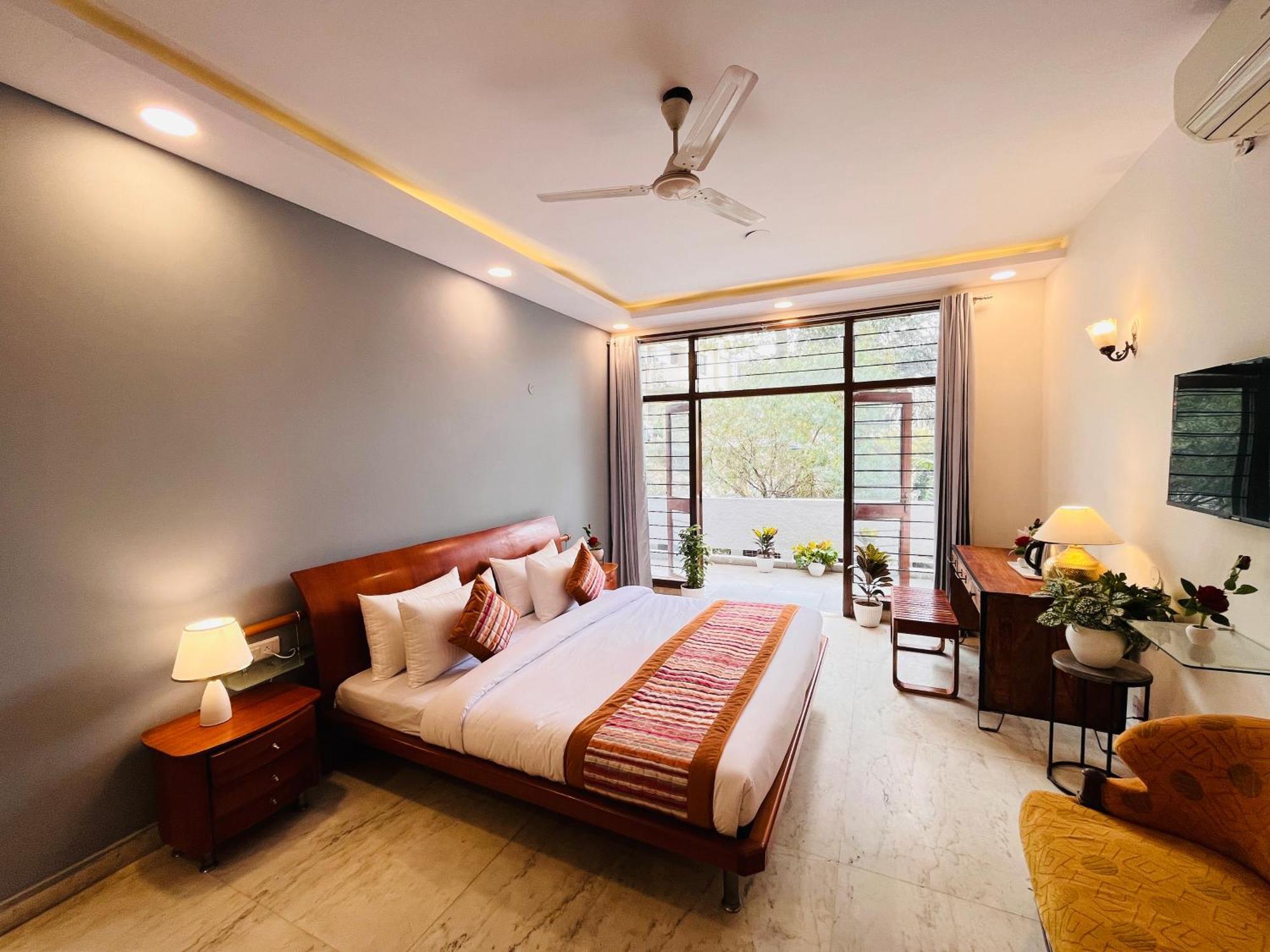 Grove Residency Hauz Khas New Delhi Couple Friendly Hotel Eksteriør billede