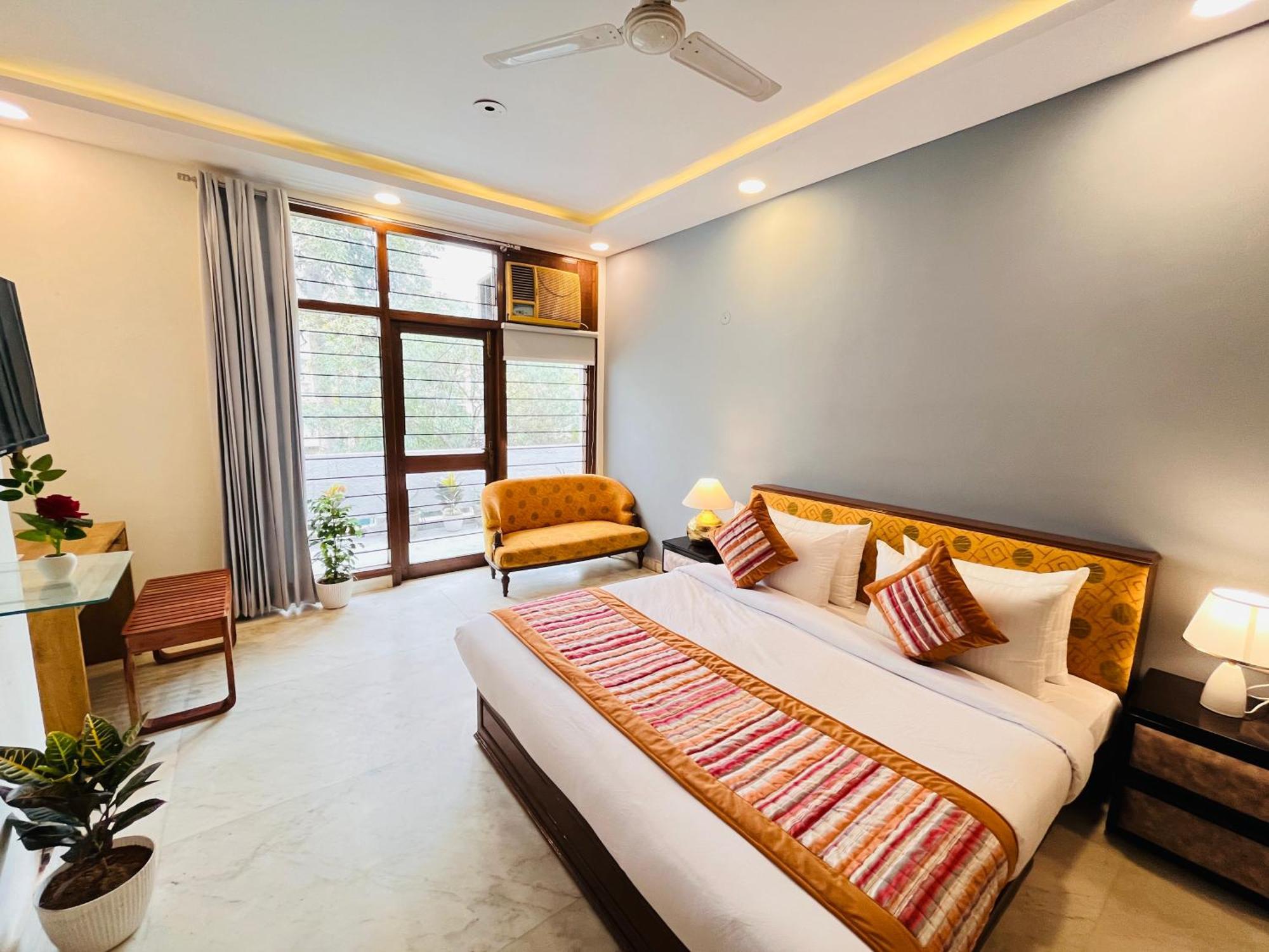 Grove Residency Hauz Khas New Delhi Couple Friendly Hotel Eksteriør billede