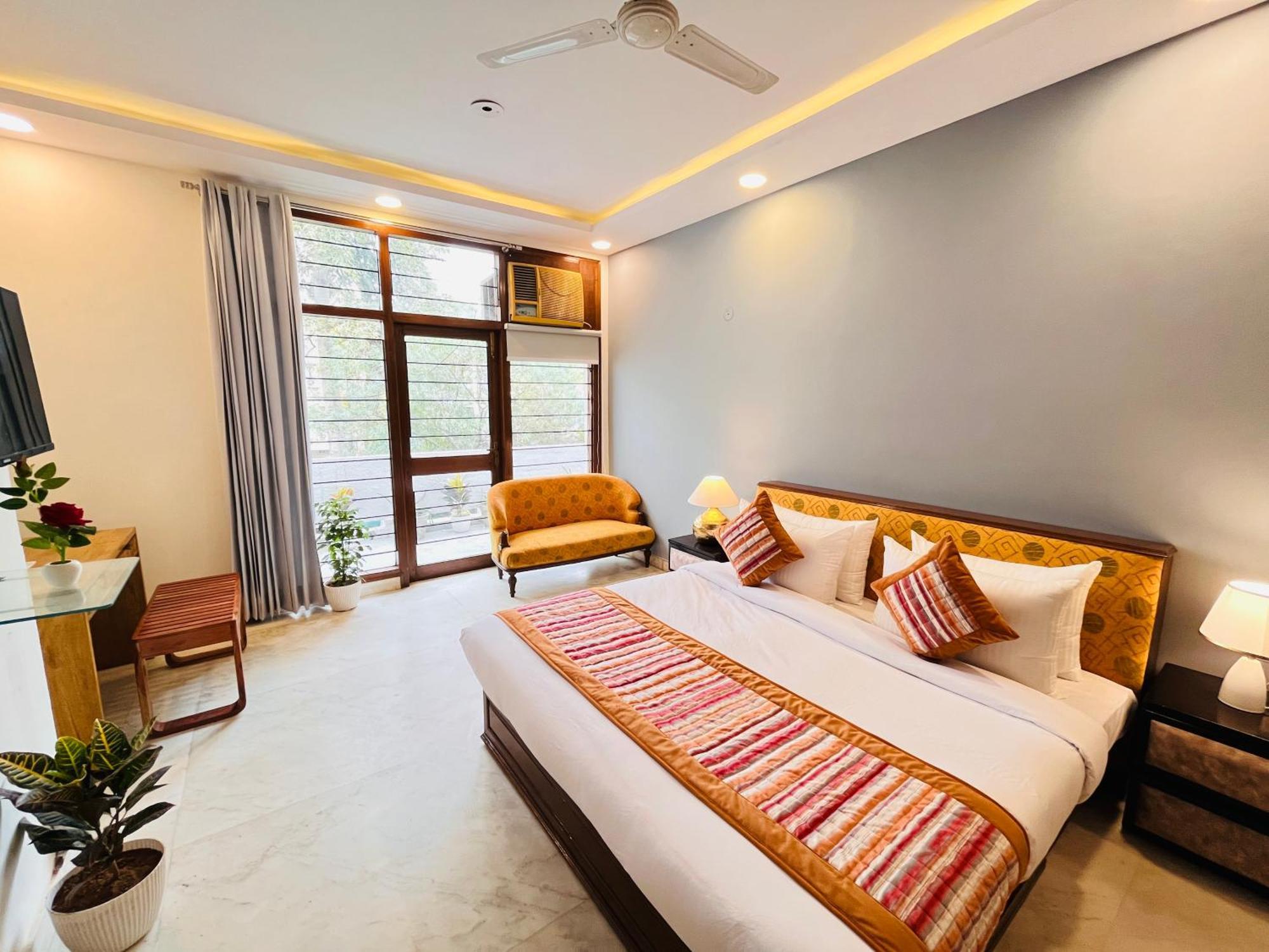 Grove Residency Hauz Khas New Delhi Couple Friendly Hotel Eksteriør billede