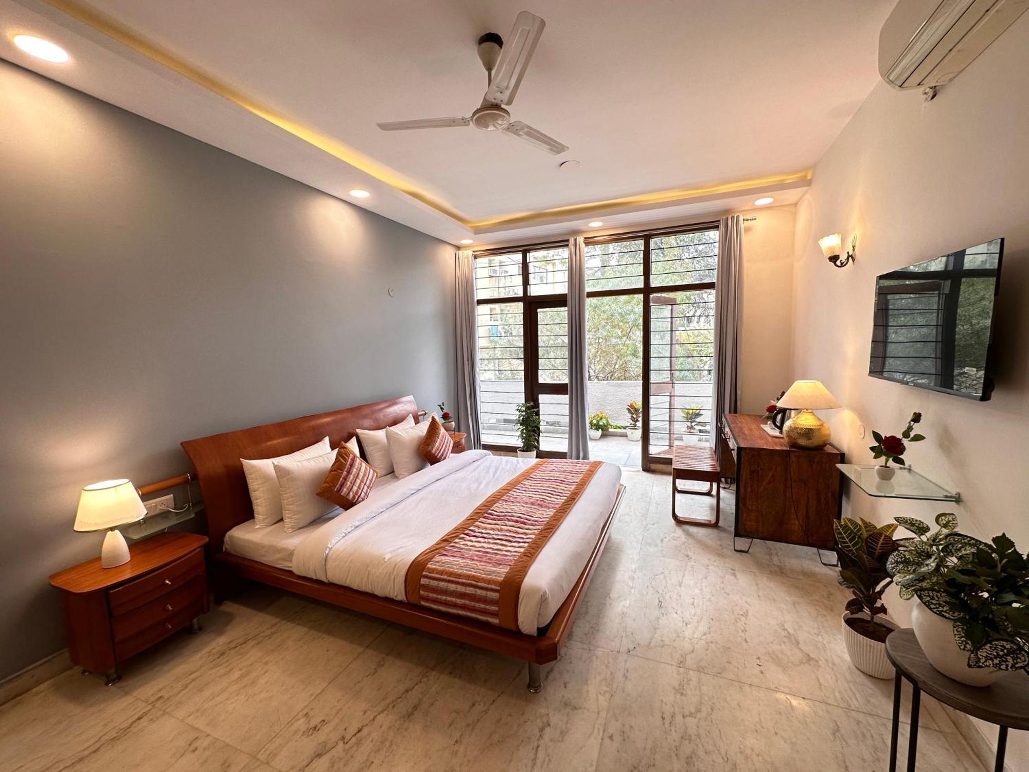 Grove Residency Hauz Khas New Delhi Couple Friendly Hotel Eksteriør billede
