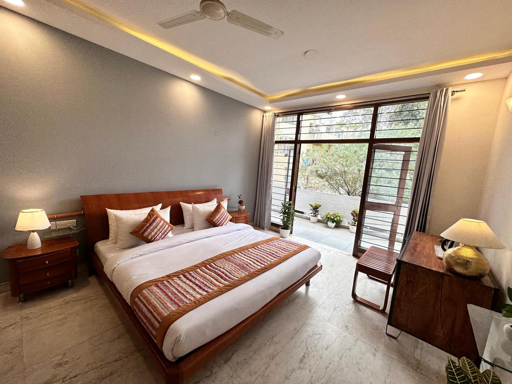 Grove Residency Hauz Khas New Delhi Couple Friendly Hotel Eksteriør billede