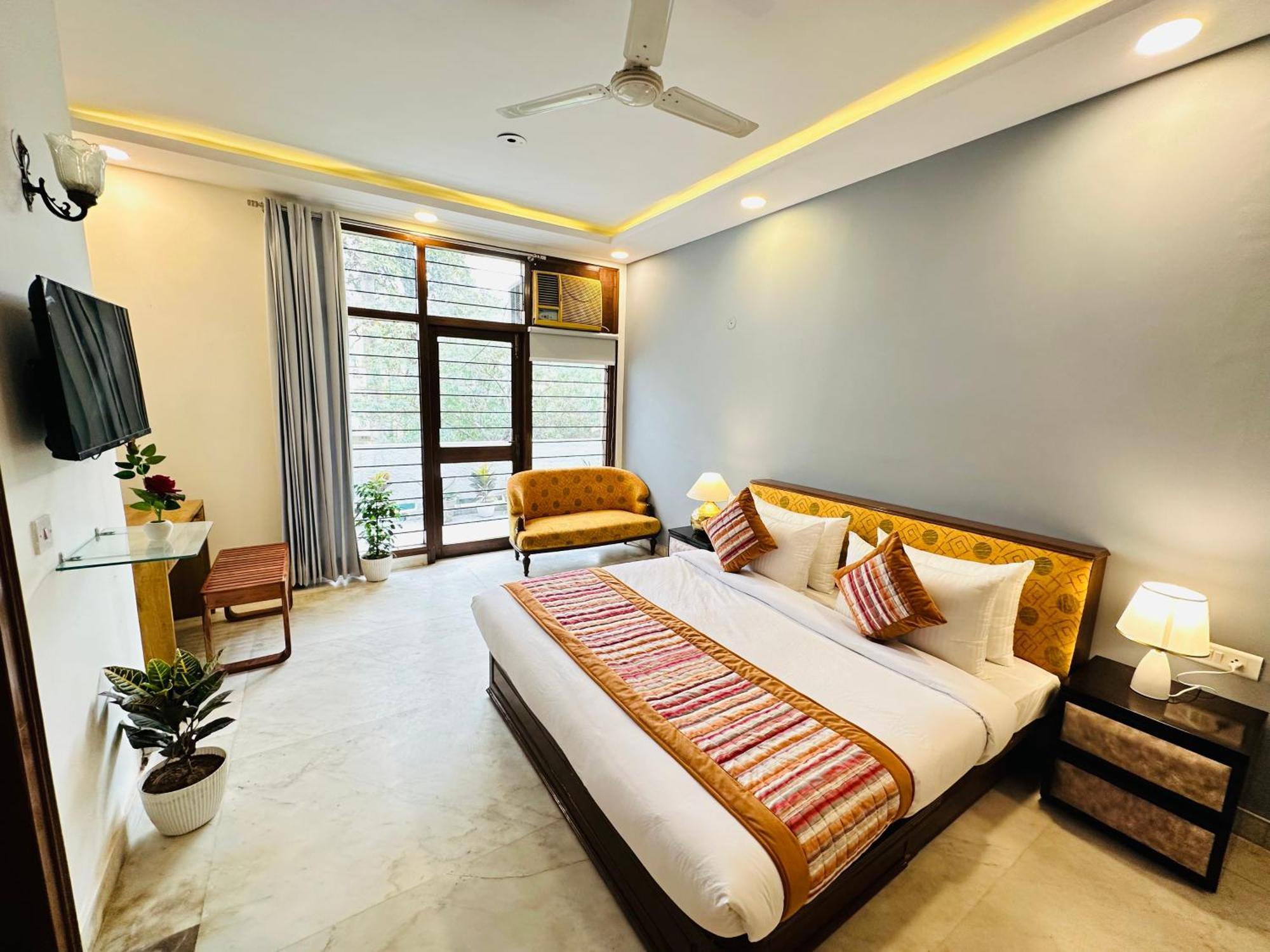 Grove Residency Hauz Khas New Delhi Couple Friendly Hotel Eksteriør billede