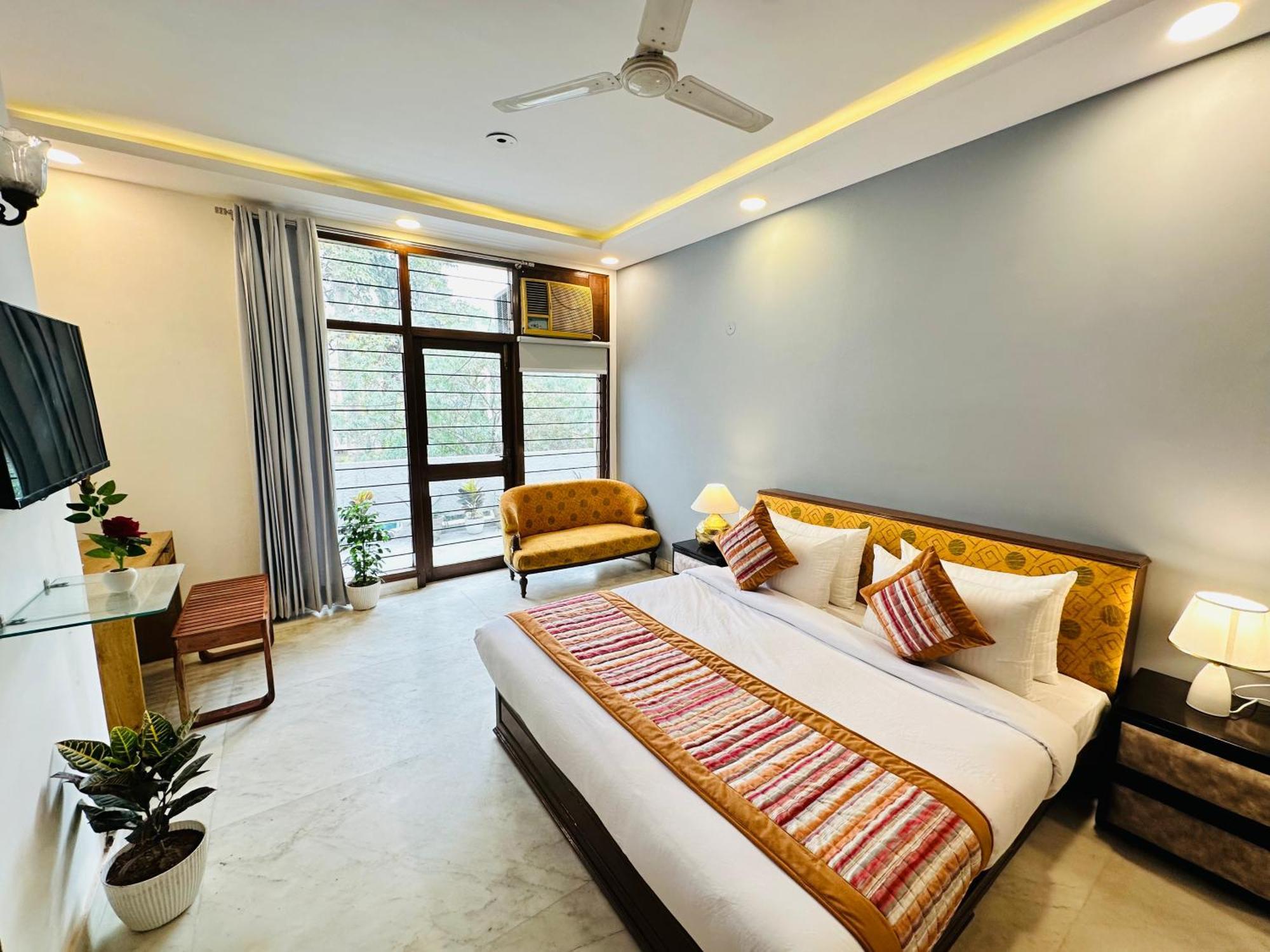 Grove Residency Hauz Khas New Delhi Couple Friendly Hotel Eksteriør billede