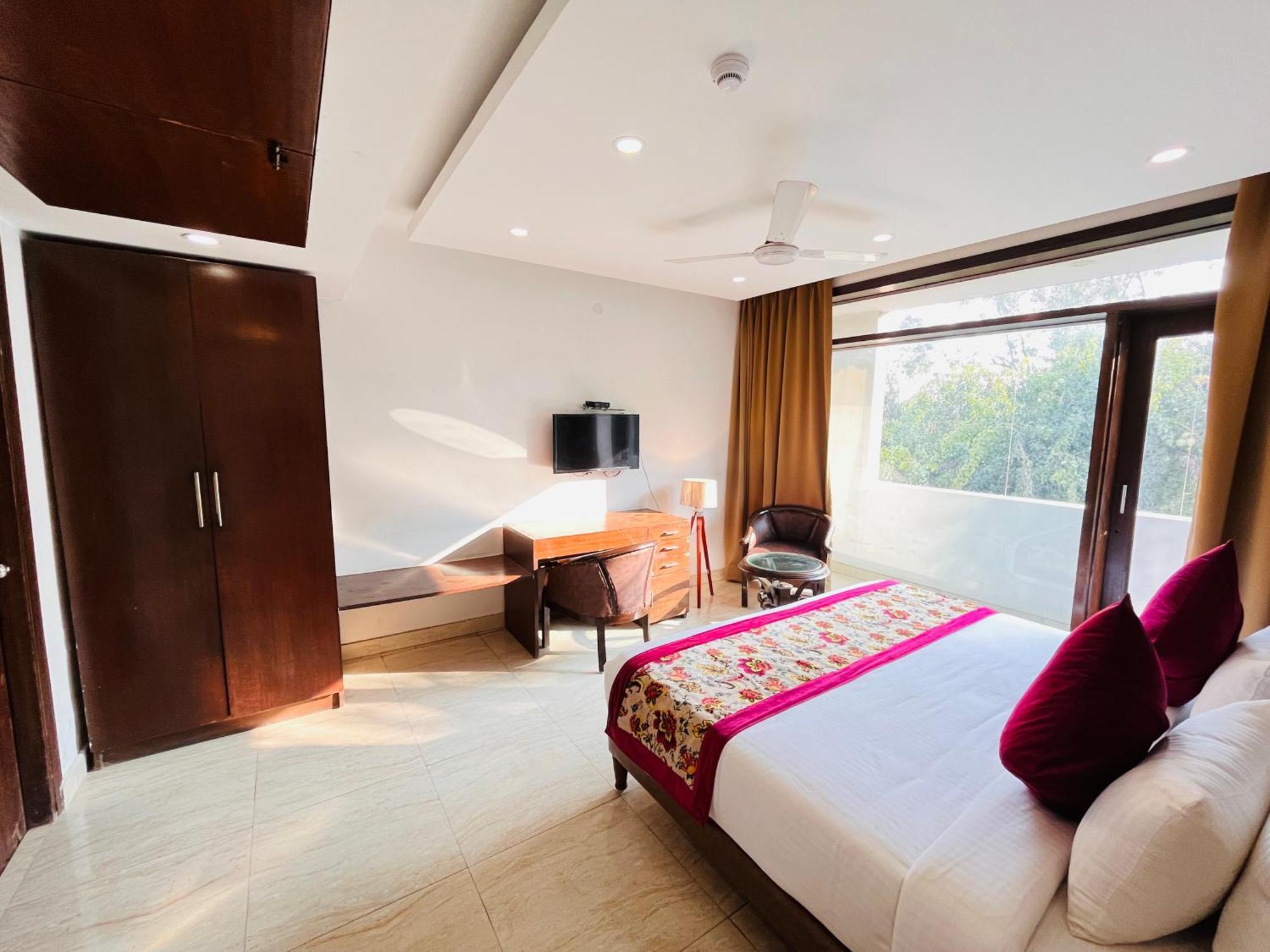 Grove Residency Hauz Khas New Delhi Couple Friendly Hotel Eksteriør billede